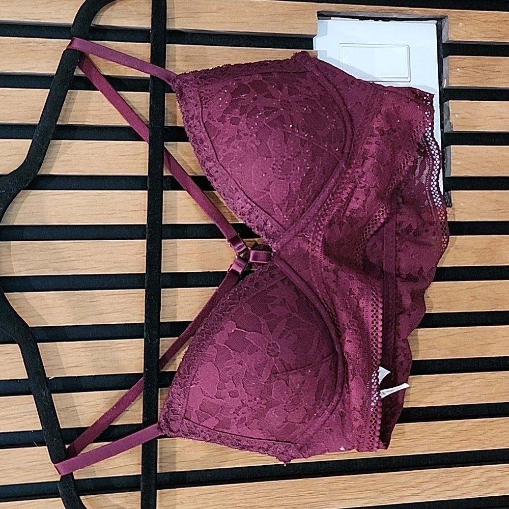 3/$10 plum Victoria's secret bralette